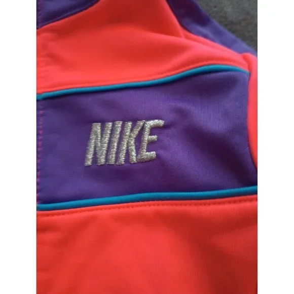 Kids Nike Jacket Retro Vibes Neon Nike Track Jacket” - Picture 5 of 8